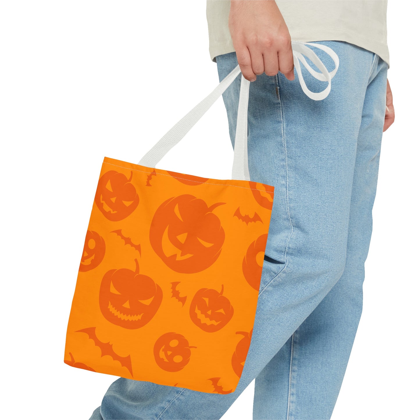 Orange Halloween Tote Bag