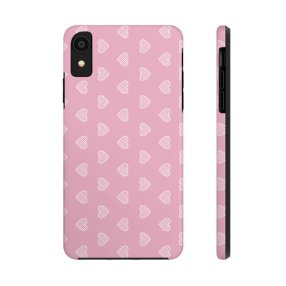 Infinite Pink Hearts Phone Case