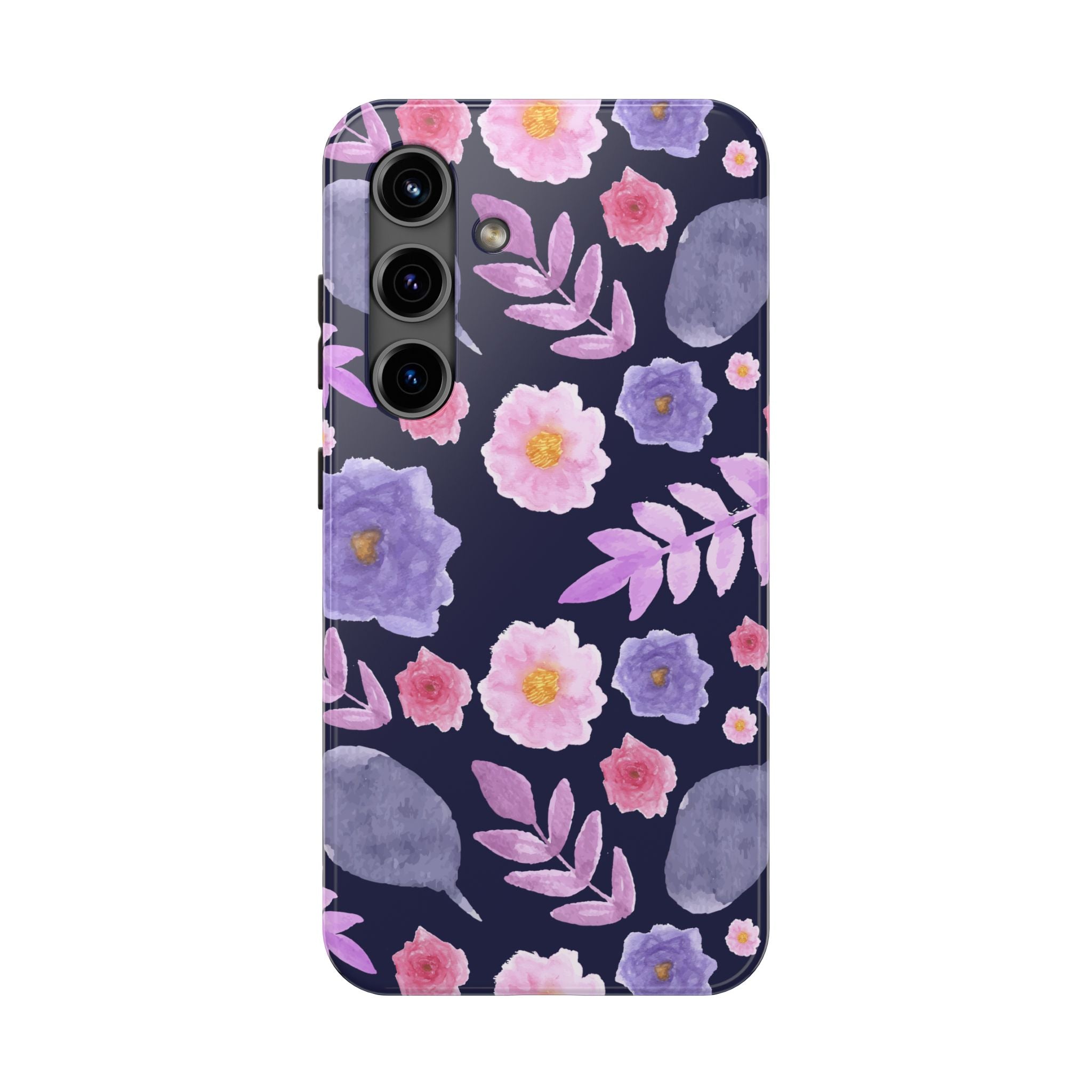 Purple Florals Phone Case (Apple & Android)