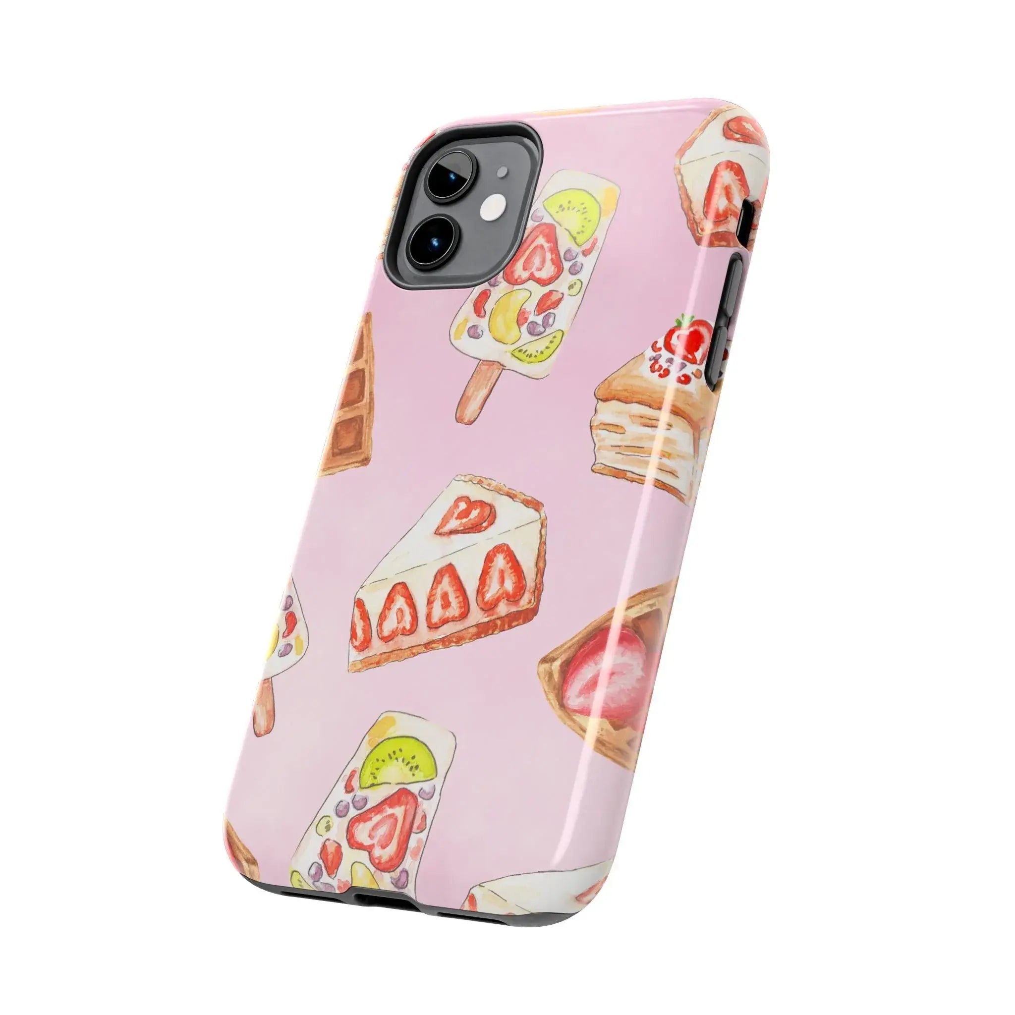 Tasty Pastry Treats Phone Case (Apple & Android) - Pink Sweetheart