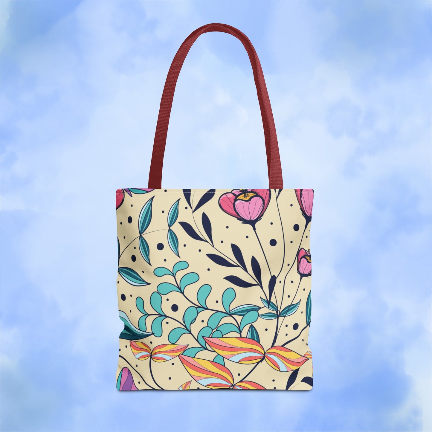 Florals in Spring Tote Bag