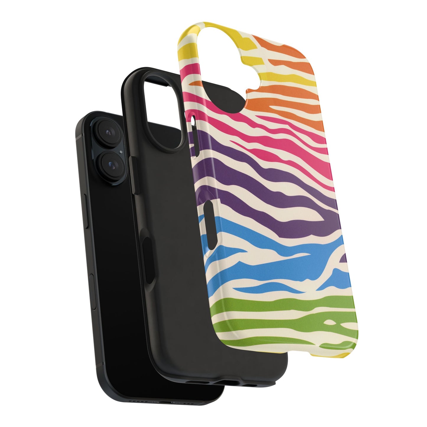 Rainbow Zebra Phone Case