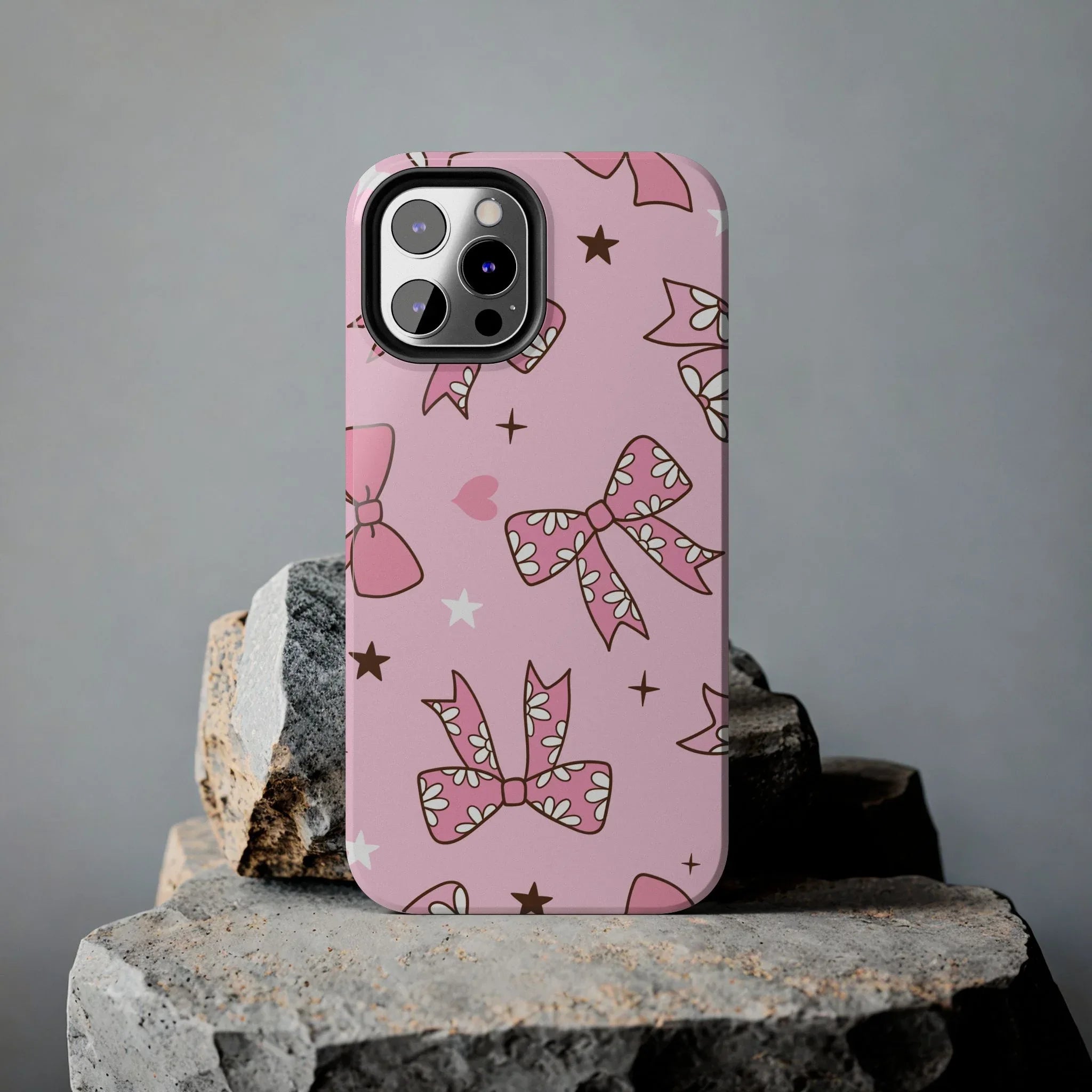 Pretty Pink Bows Phone Case (Apple & Android) - Pink Sweetheart