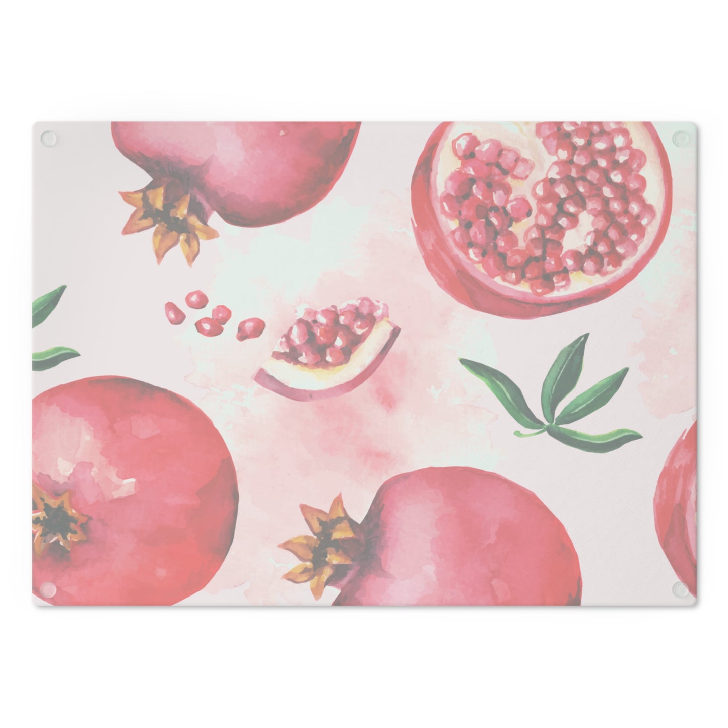 Pomegranate Glass Cutting Board