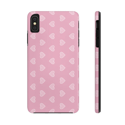 Infinite Pink Hearts Phone Case