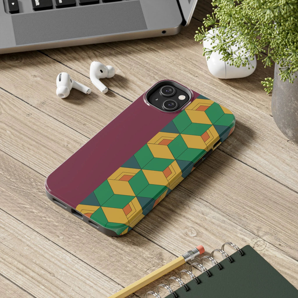 Brotherly Split Kimono Tough Phone Case (Apple & Android) - Pink Sweetheart