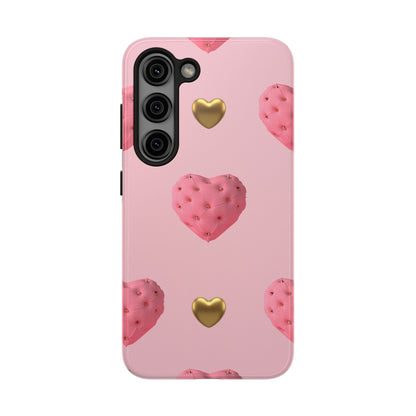 Heart of Gold Pink Phone Case