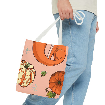 Foxy Pumpkin Patch Tote Bag