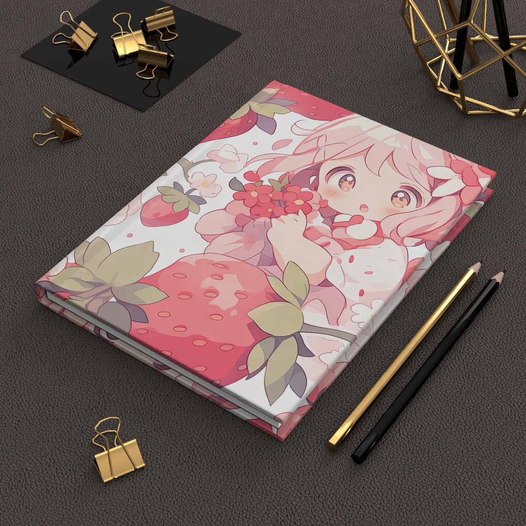 Strawberry Girlie Hardcover Matte Journal