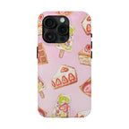Tasty Pastry Treats Phone Case (Apple & Android) - Pink Sweetheart
