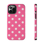 Pink Polka Dot Phone Case (Apple & Android)
