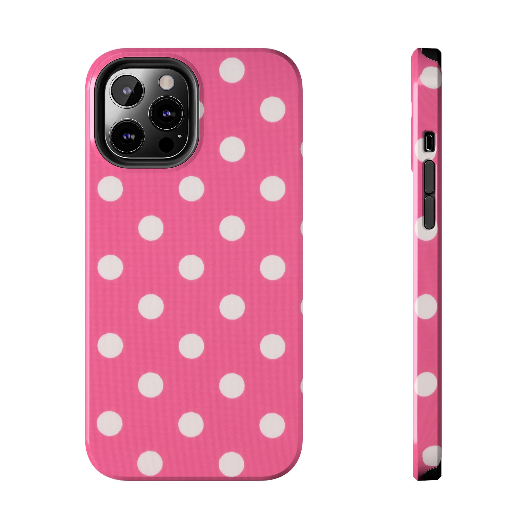 Pink Polka Dot Phone Case (Apple & Android)