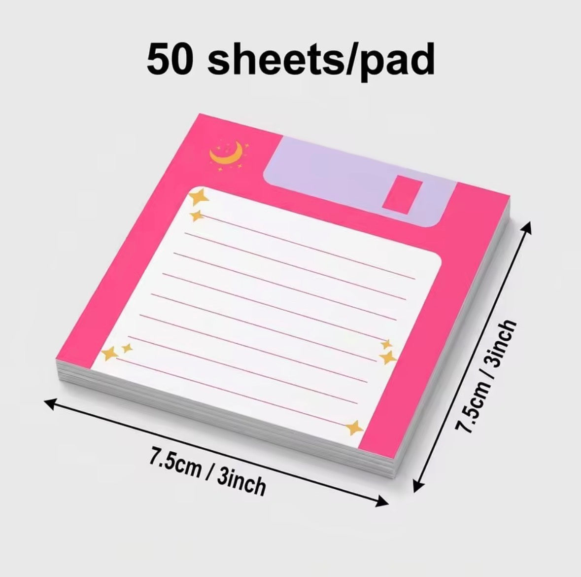 Retro Floppy Disc Notepad Set