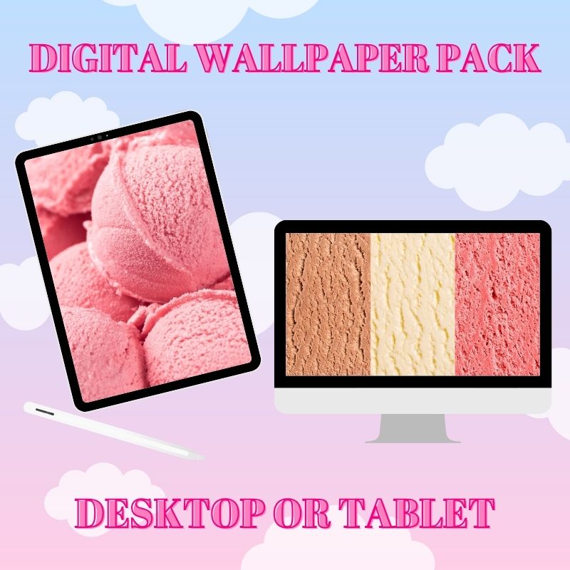 Frozen Ice Cream Wallpaper Pack