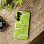 Green Citrus Lime Phone Case (Apple & Android) - Pink Sweetheart