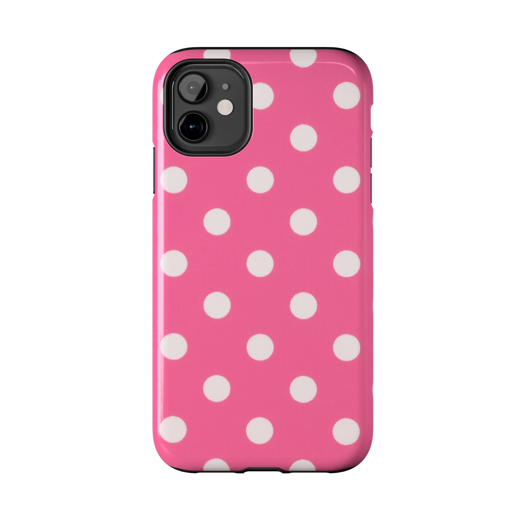 Pink Polka Dot Phone Case (Apple & Android)