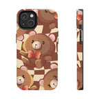 Retro Brown Bear Phone Case (Apple & Android)