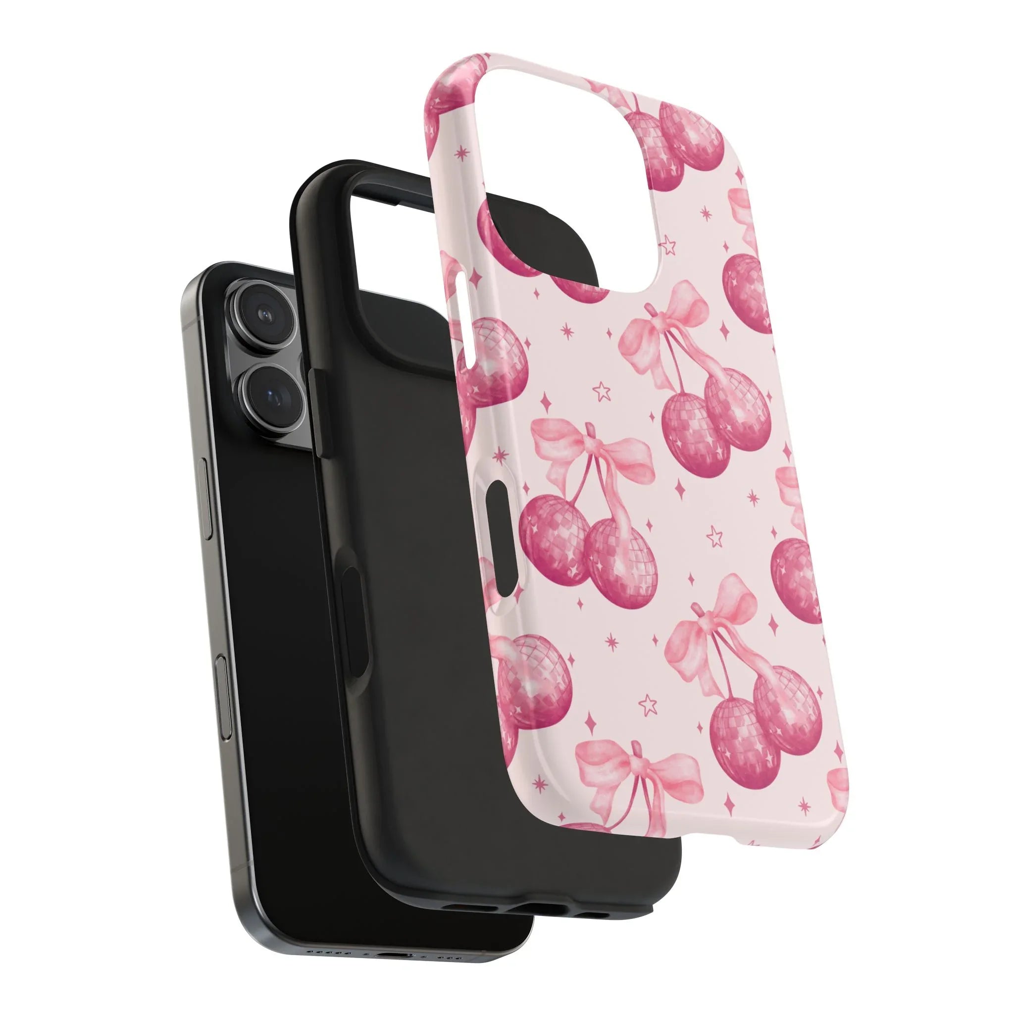 Disco Cherries Phone Case (Apple & Android) - Pink Sweetheart