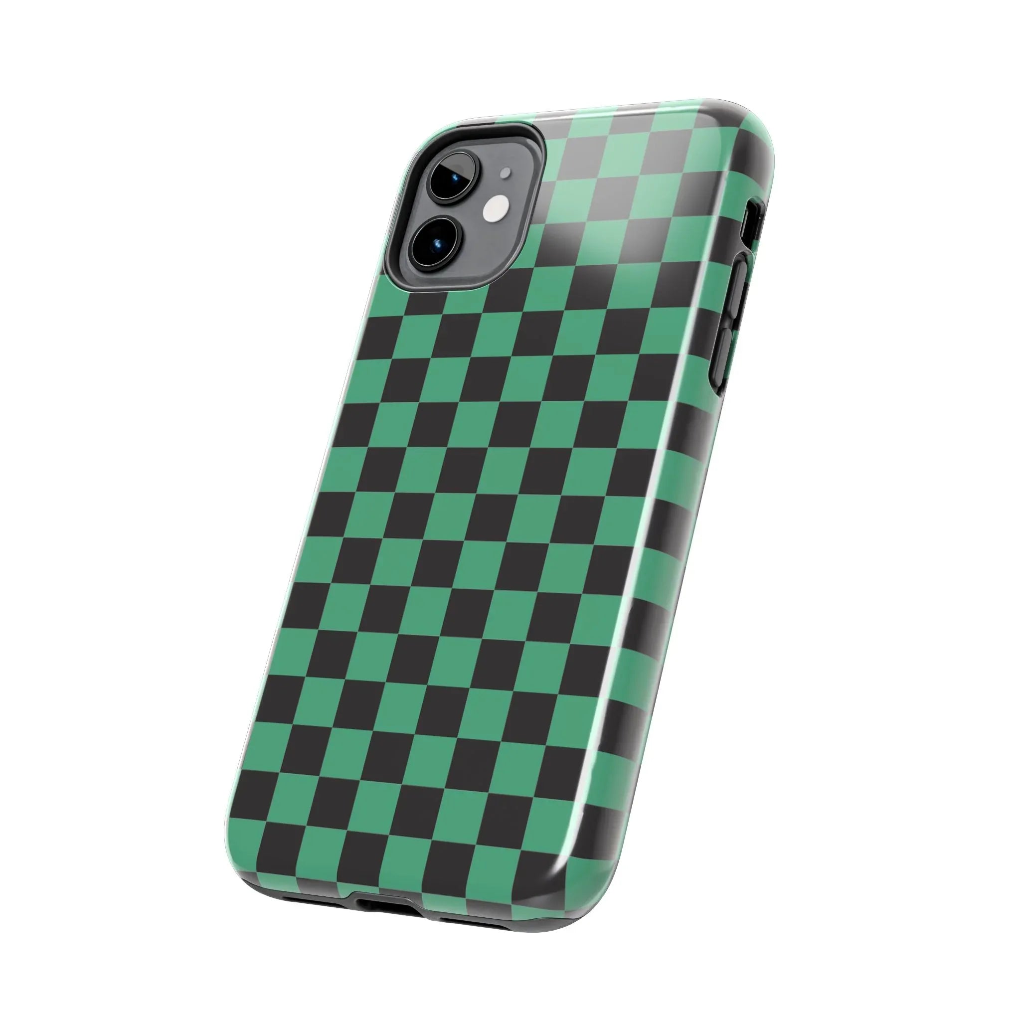 Checkered Kimono Tough Phone Case (Apple & Android) - Pink Sweetheart