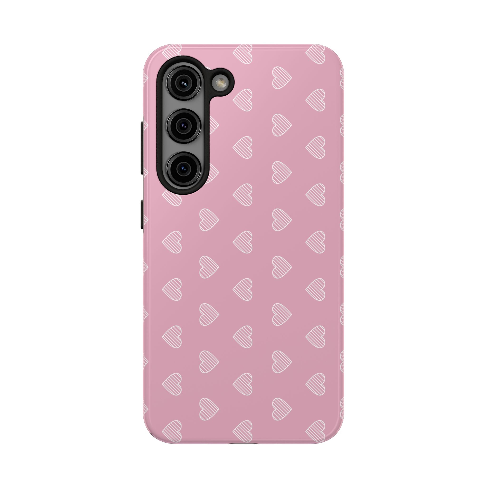 Infinite Pink Hearts Phone Case (Apple & Android)