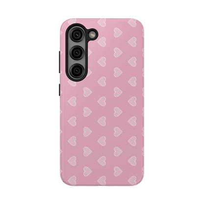 Infinite Pink Hearts Phone Case