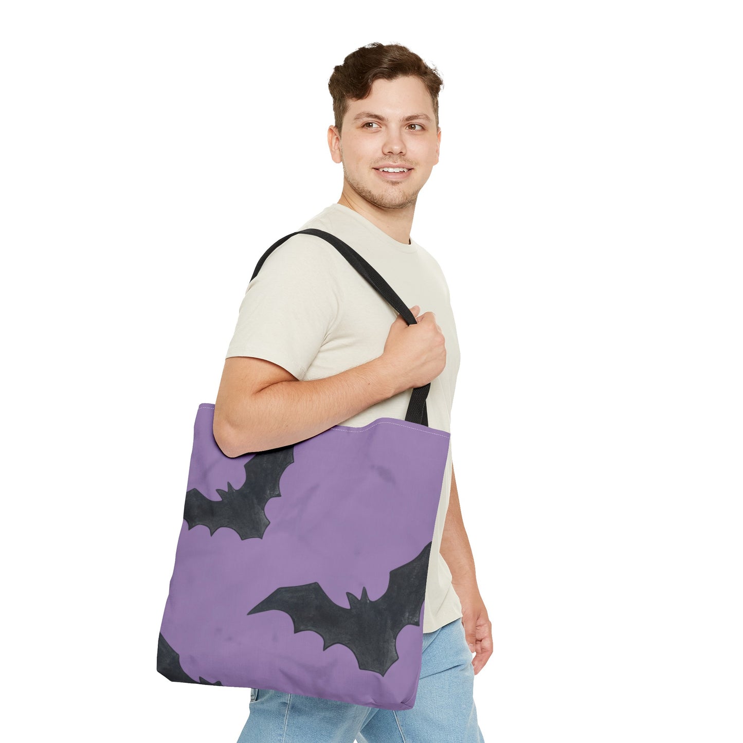 Black Bats at Midnight Tote Bag