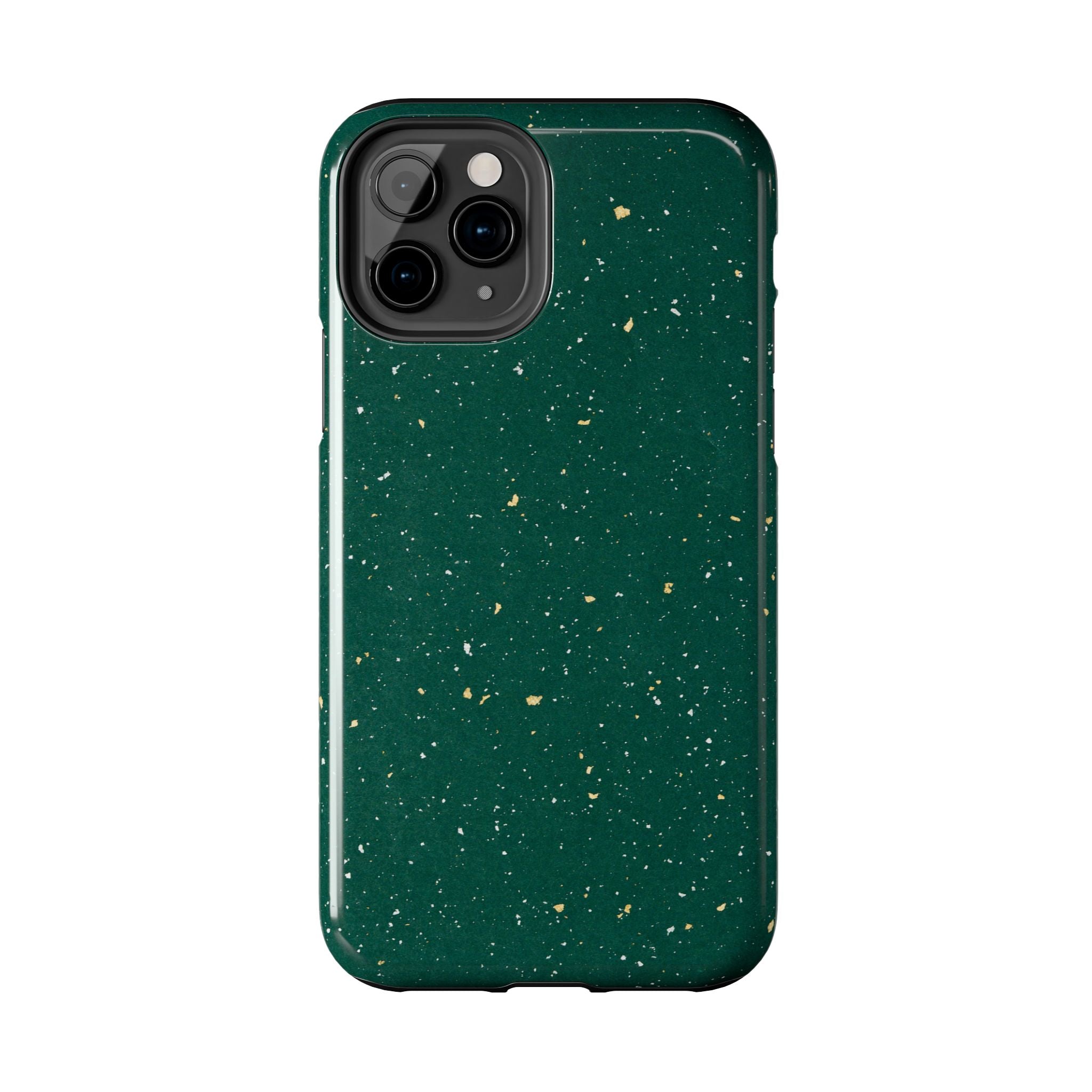Emerald Gold Flecked Phone Case (Apple & Android)