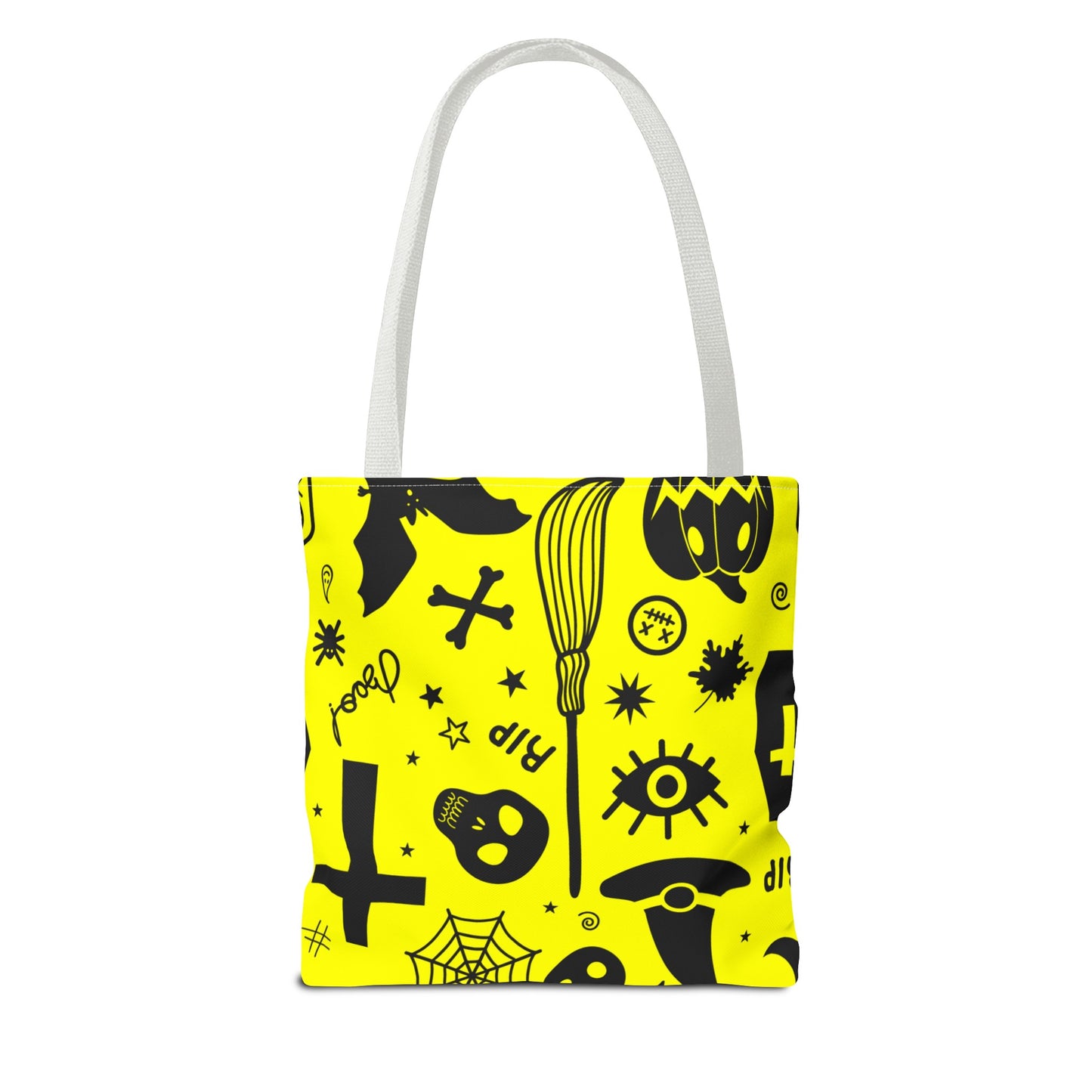 Spooky Neon Halloween Tote Bag