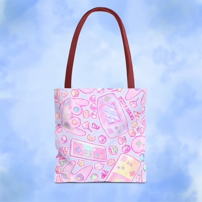 Pink Pastel Gamer Girl Tote Bag