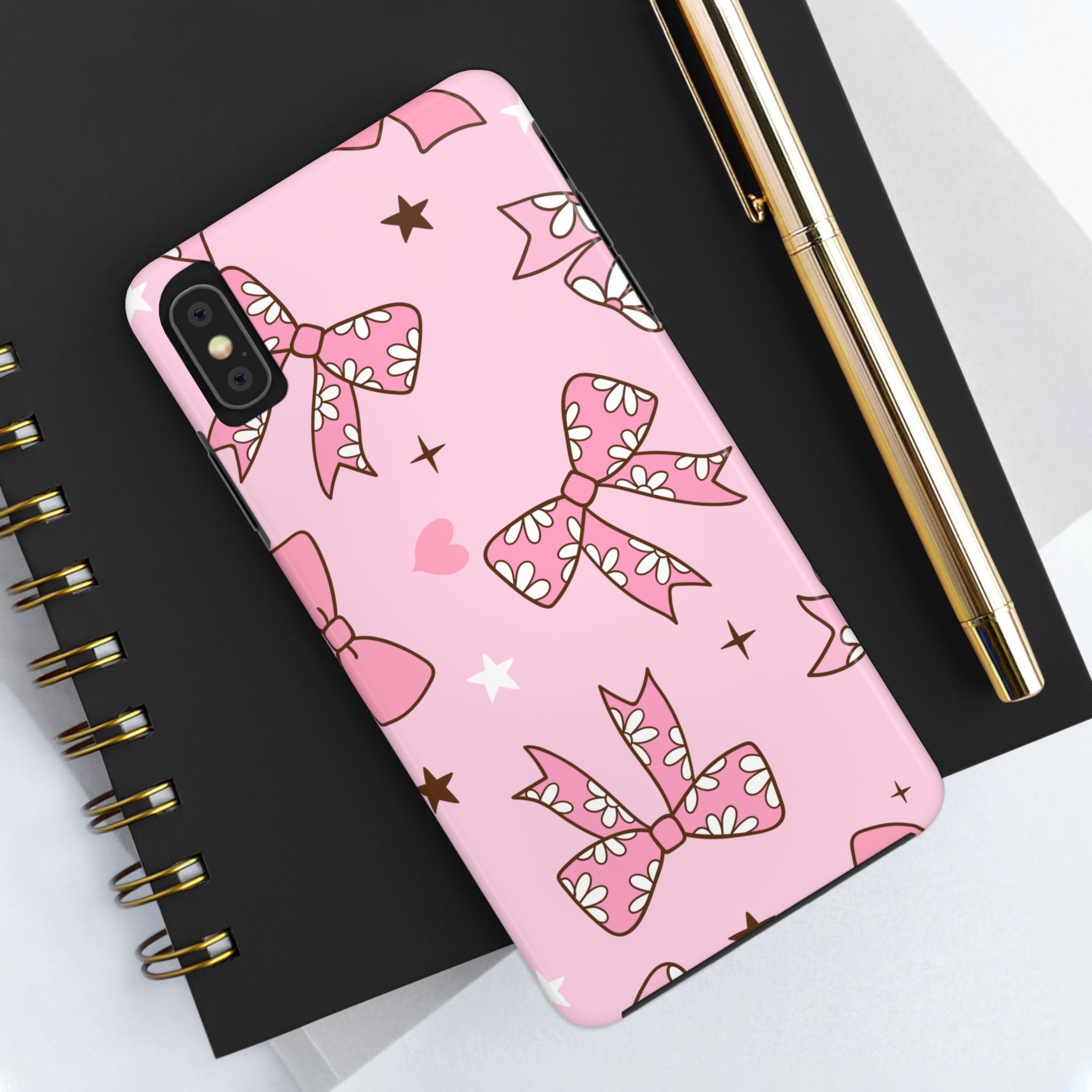 Pretty Pink Bows Phone Case (Apple & Android)