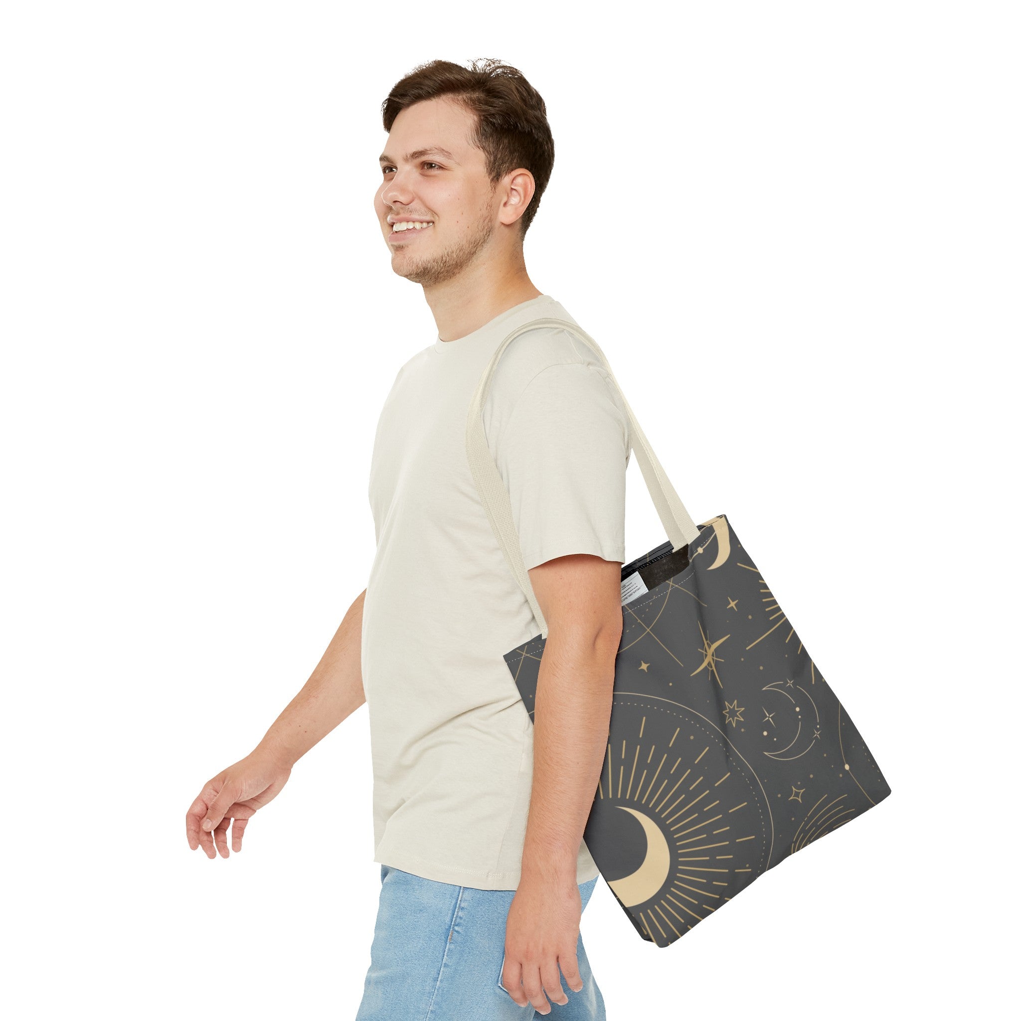 Sun & Moon Abstract Tote Bag