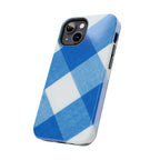 Classic Blue Gingham Phone Case (Apple & Android)