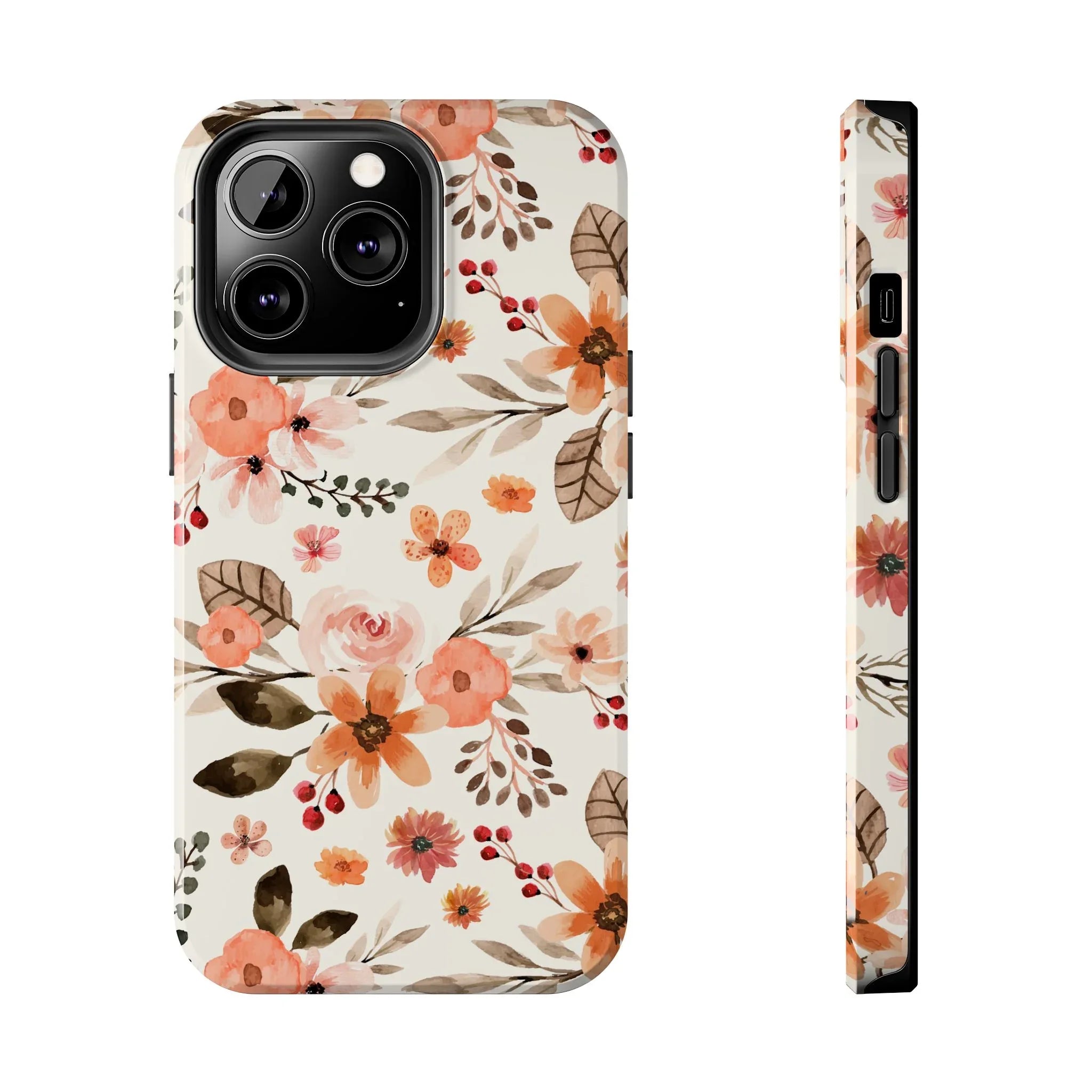 Timeless Vintage Florals Phone Case (Apple & Android) - Pink Sweetheart