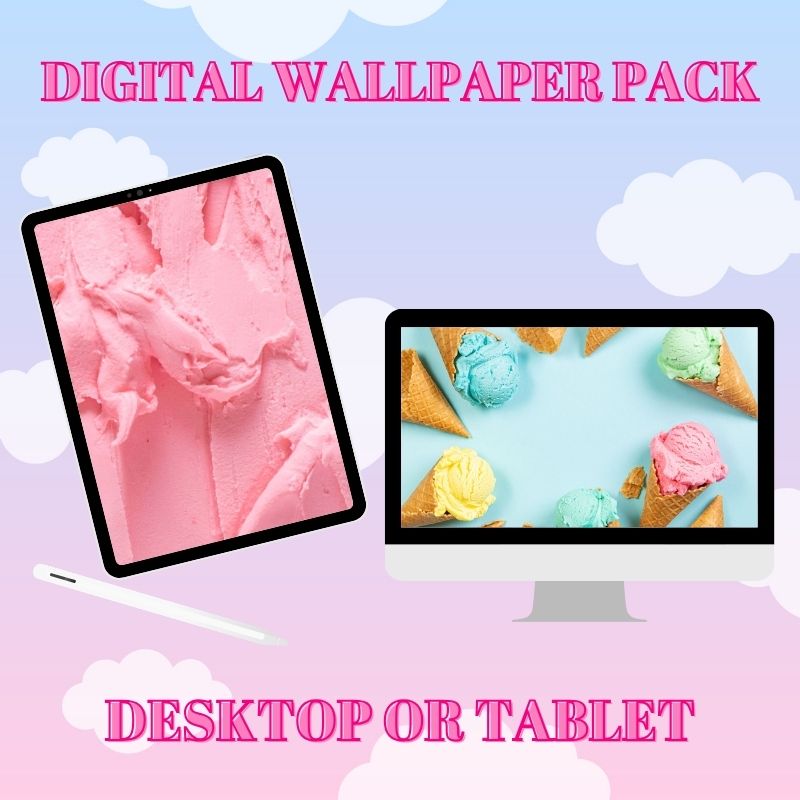 Frozen Ice Cream Wallpaper Pack