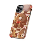 Retro Brown Bear Phone Case (Apple & Android)