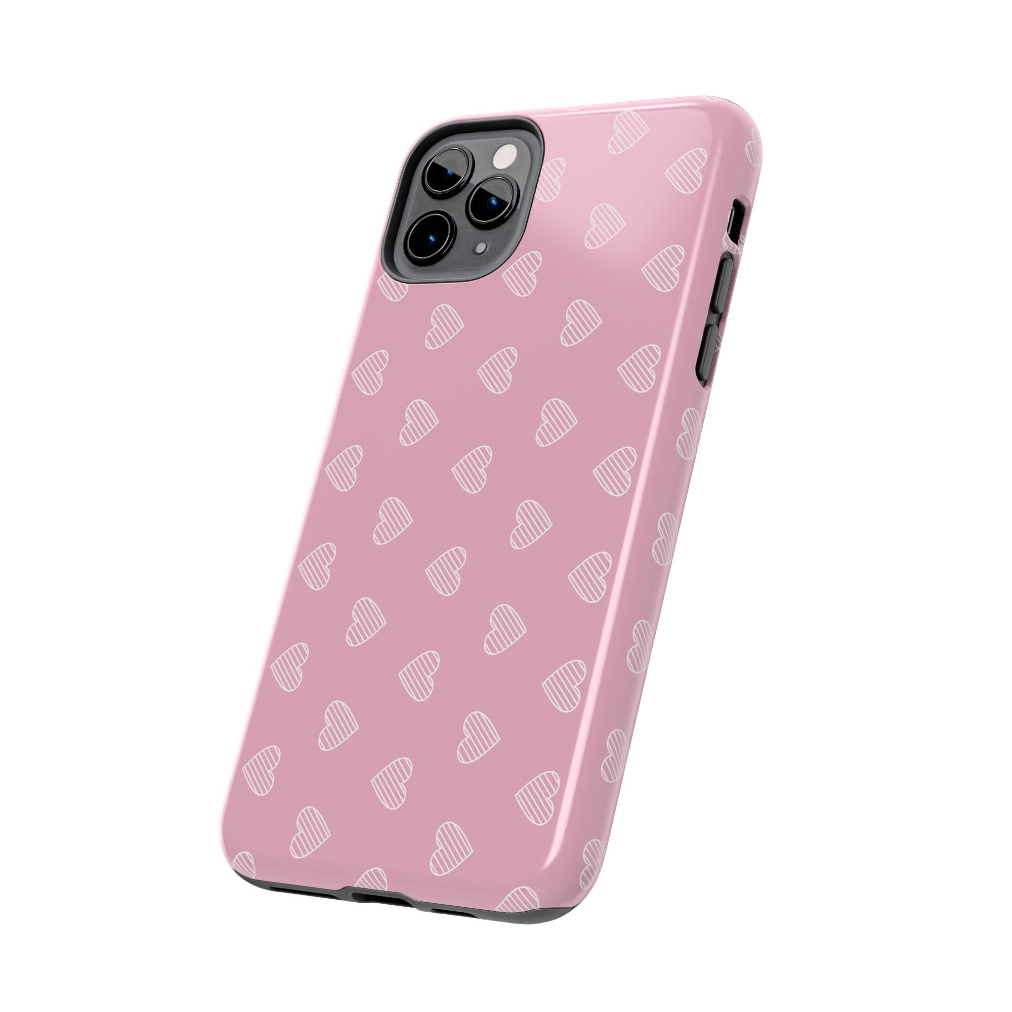 Infinite Pink Hearts Phone Case (Apple & Android)