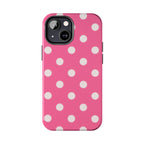 Pink Polka Dot Phone Case (Apple & Android)
