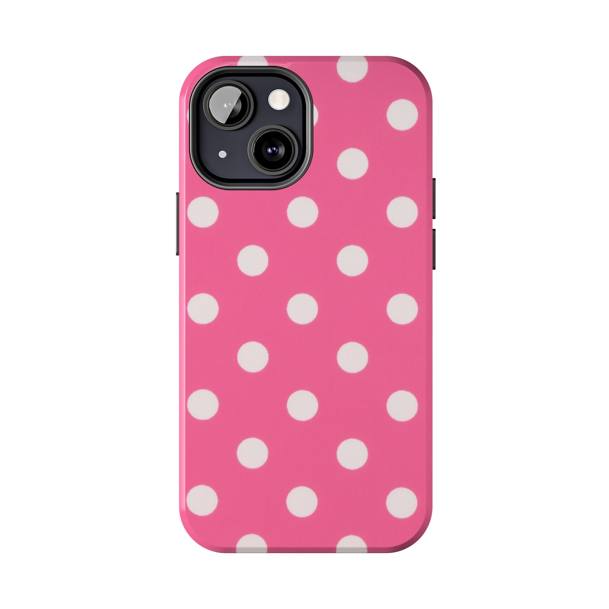 Pink Polka Dot Phone Case (Apple & Android)