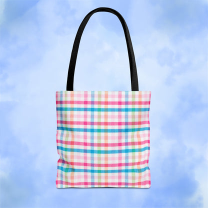 Colorful Rainbow Lines Tote Bag