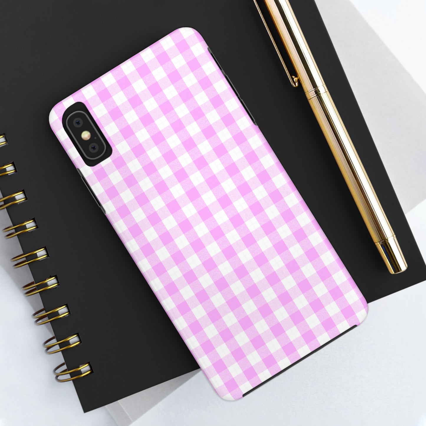 Pink Gingham Phone Case
