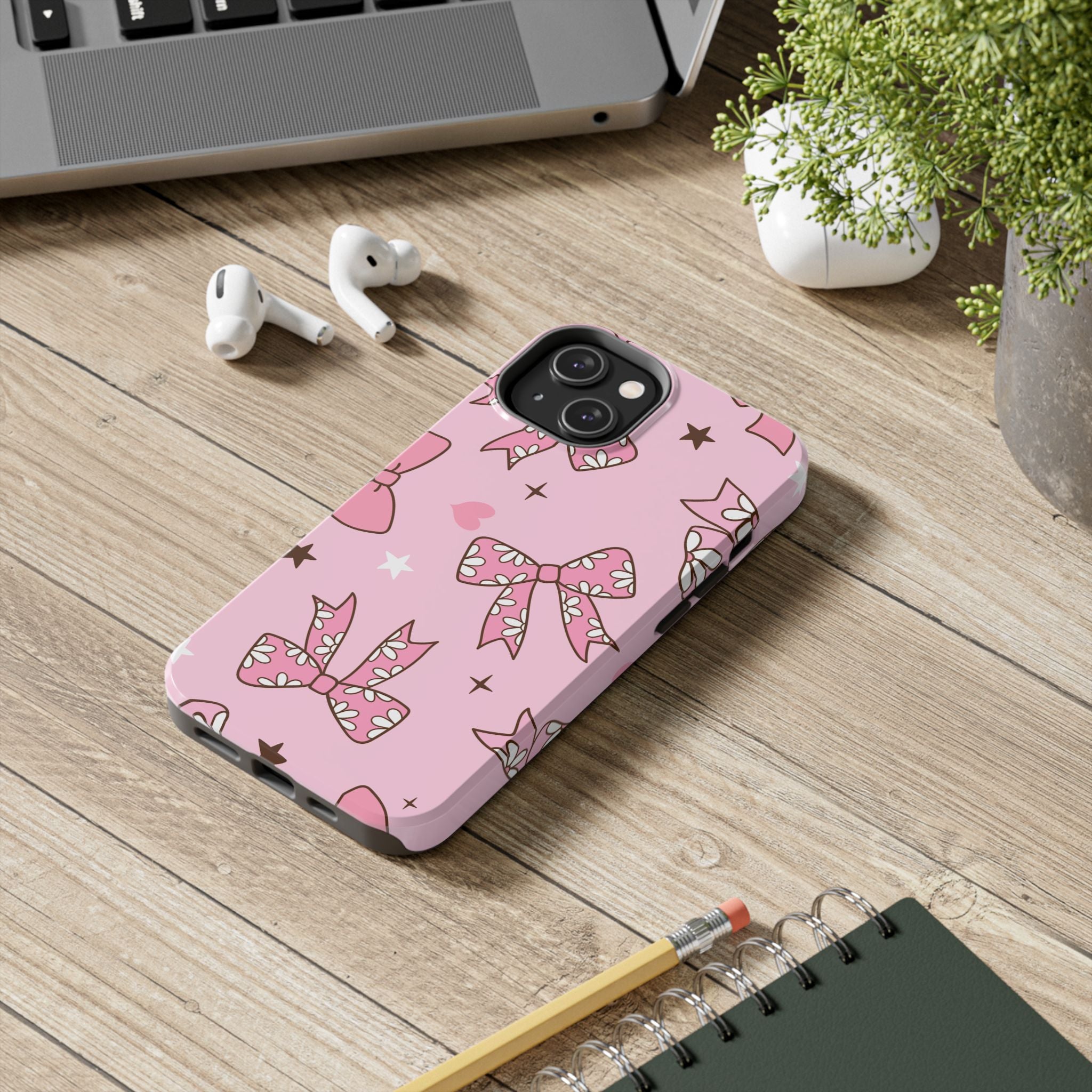 Pretty Pink Bows Phone Case (Apple & Android)