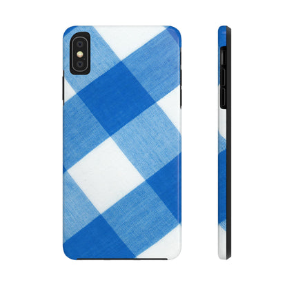 Classic Blue Gingham Phone Case