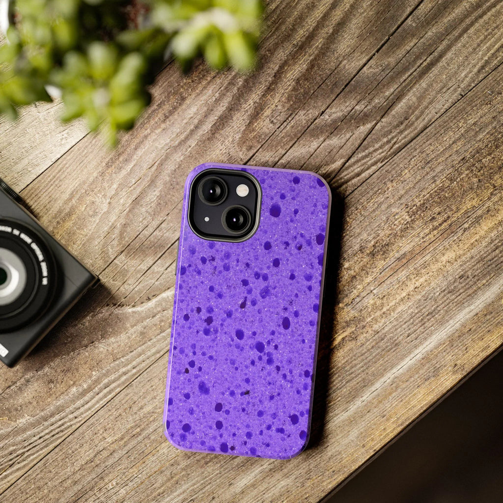 Purple Sponge Phone Case (Apple & Android) - Pink Sweetheart