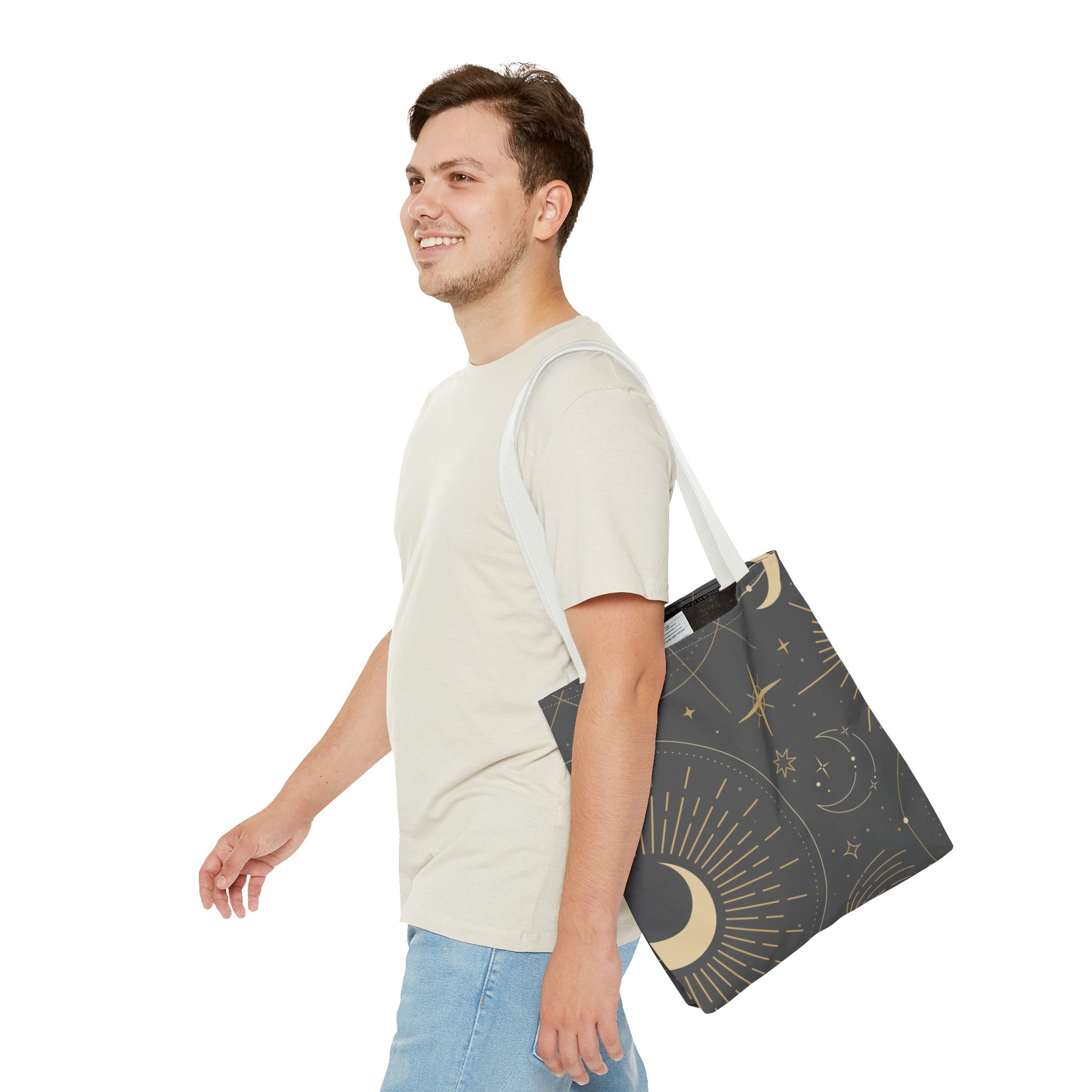 Sun & Moon Abstract Tote Bag