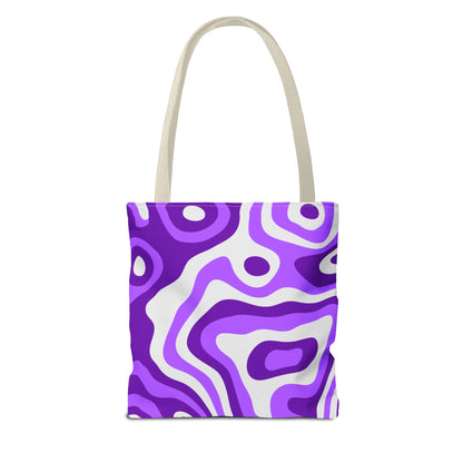 Groovy Purple Lava Tote Bag