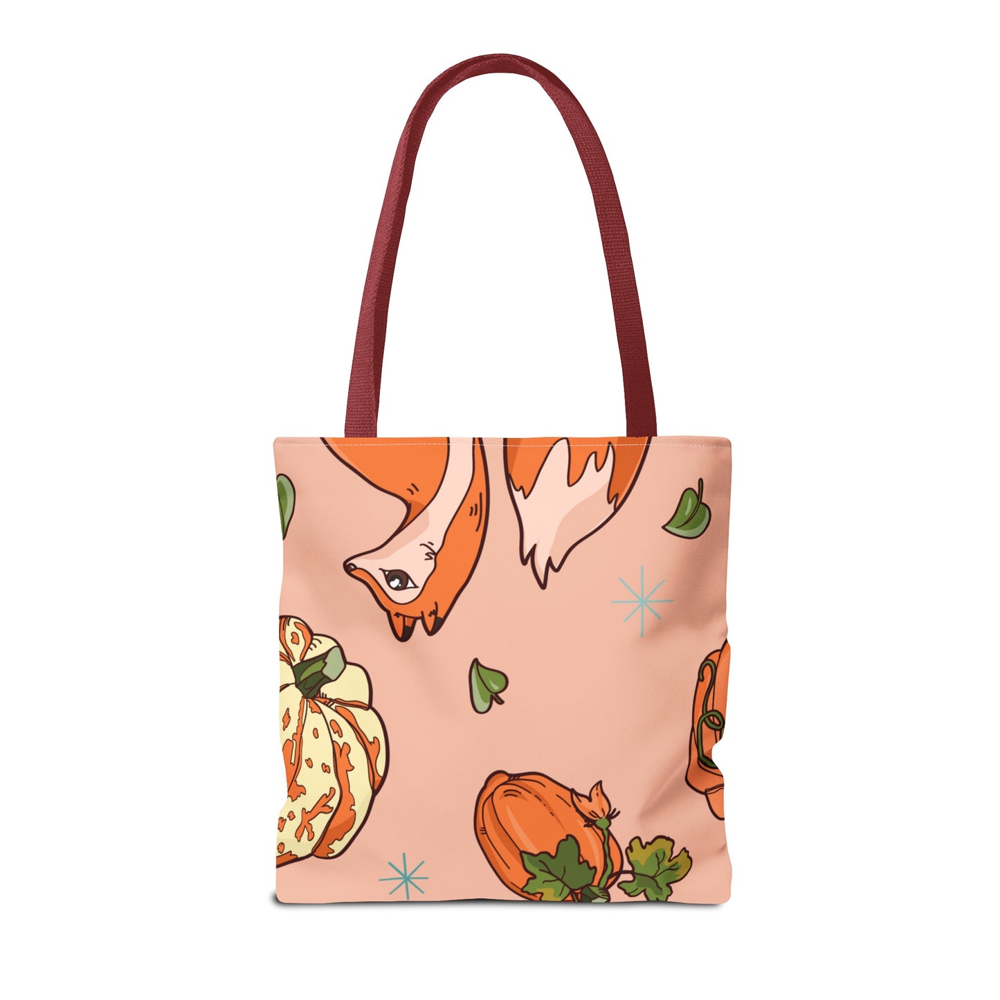 Foxy Pumpkin Patch Tote Bag