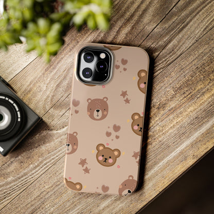 Boho Brown Bear Phone Case