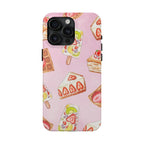 Tasty Pastry Treats Phone Case (Apple & Android) - Pink Sweetheart