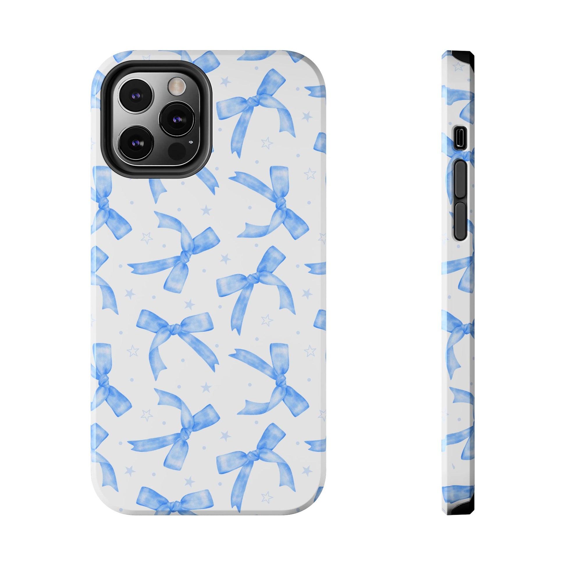 Lacey Baby Blue Ribbons Phone Case (Apple & Android)