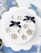Gothic Rose Noir Clog Charms Set
